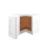 Craftsman White Shaker Wall Easy Reach Corner