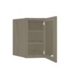 Mocha Shaker Diagonal Open Frame Glass