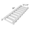 Colorado White Shaker Under Cabinet Wine Glass Rack 30"