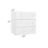Colorado White Shaker Wall Drawer 18"