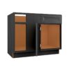 York Driftwood Grey Blind Base Corner