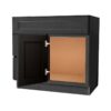 York Driftwood Grey Vanity Sink Drawer Left