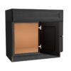 York Driftwood Grey Vanity Sink Drawer Right