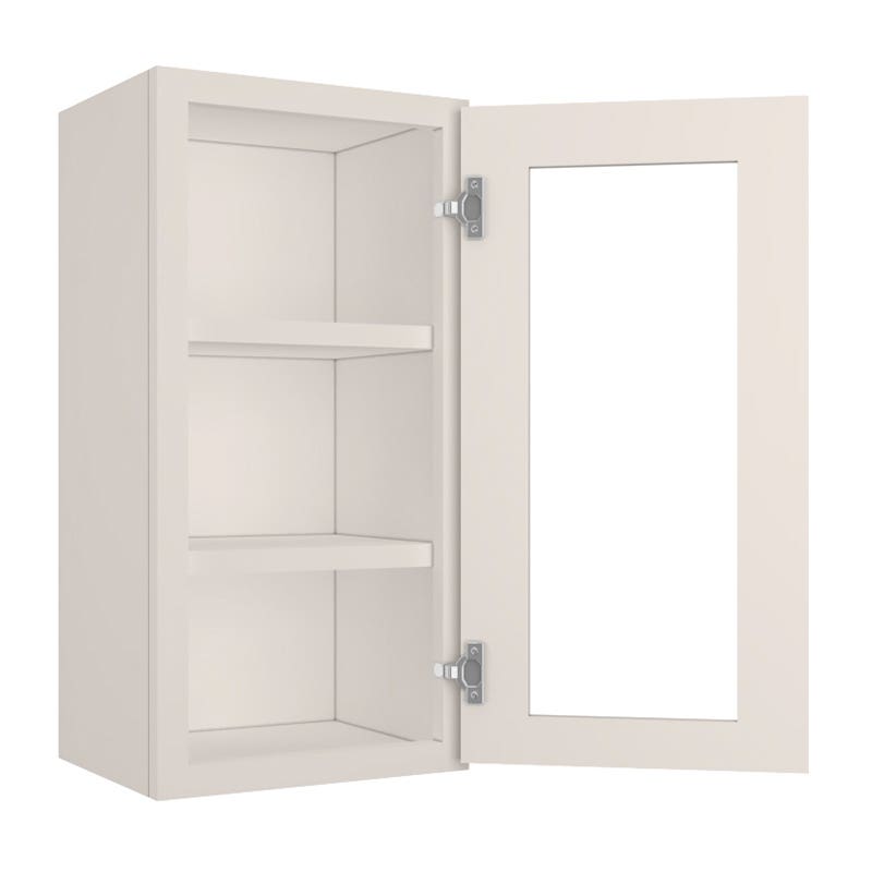 York Linen Wall Open Frame Glass 1 Door
